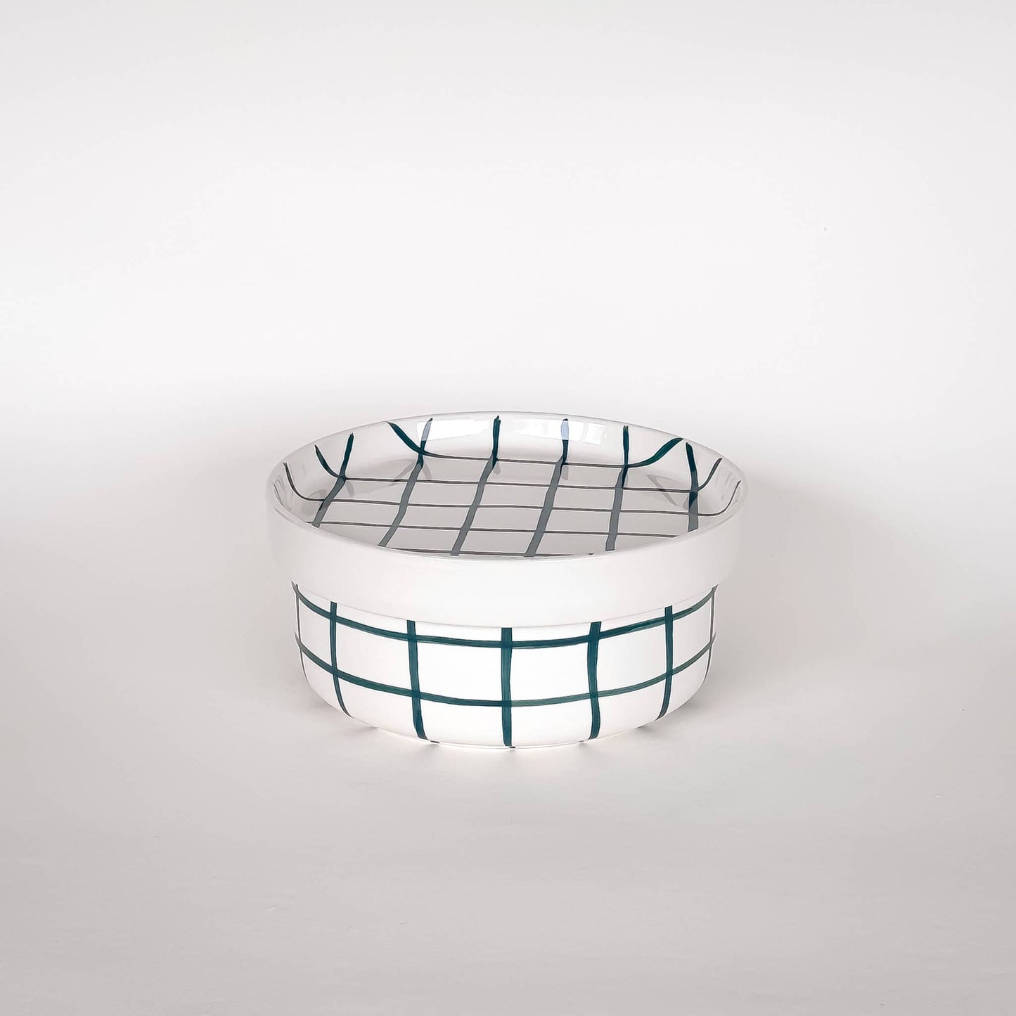 Magazin Minori - Teller klein Grid - zacht groen