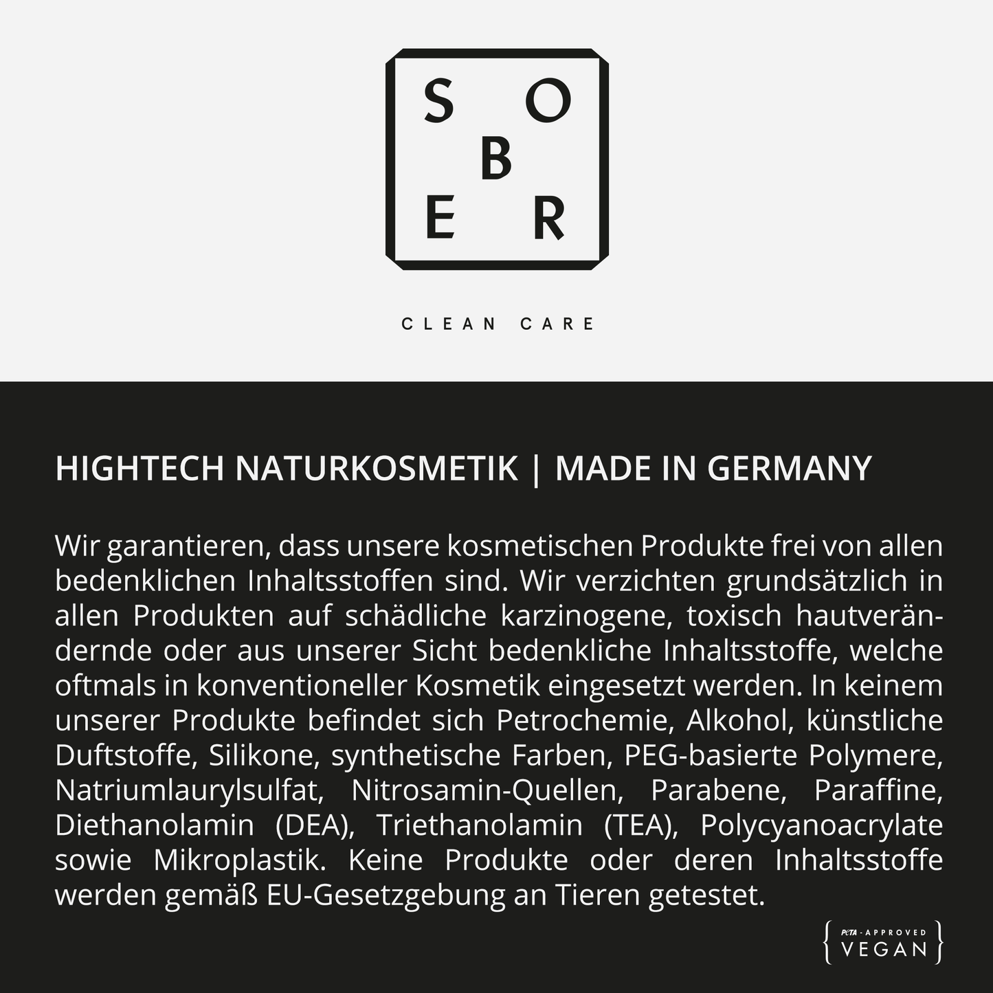 sober - Zachte gezichtsreiniger: 100 ml