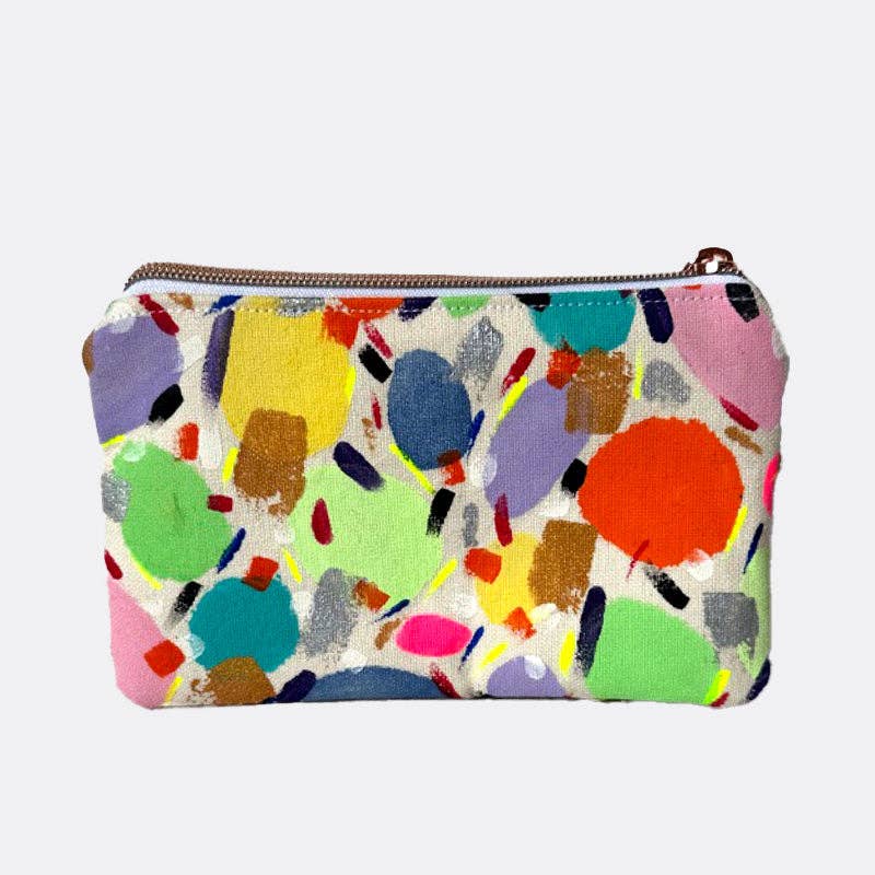 LICHIS BLANCOS - Praktische en comfortabele casual portemonnee PAINTED PURSE 1