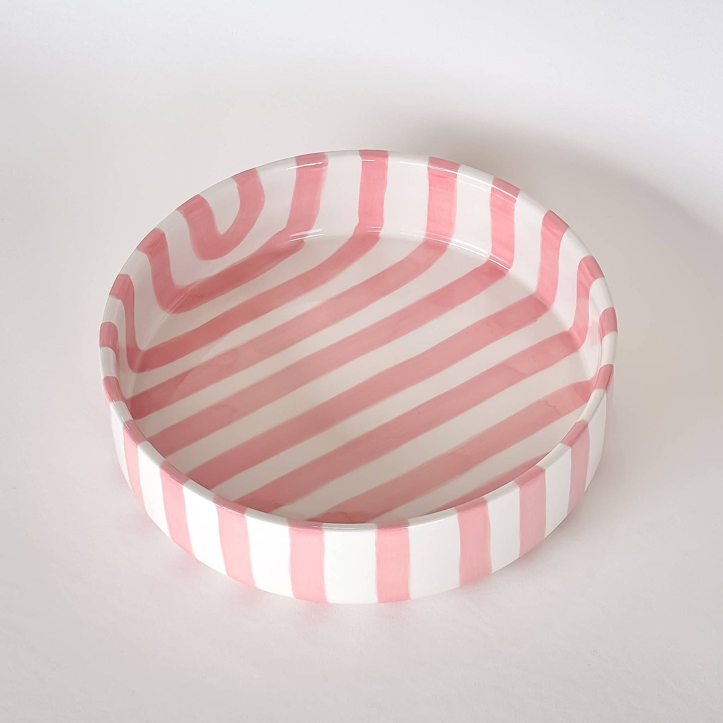 Magazin Minori - Schaal groot Stripes - incanto rose