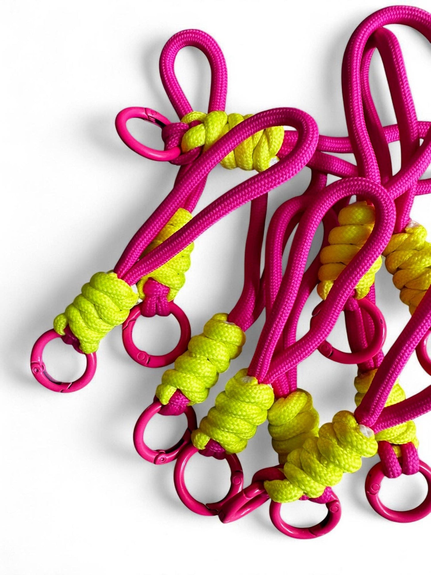 LEY! - Sleutelhanger - neongeel-roze