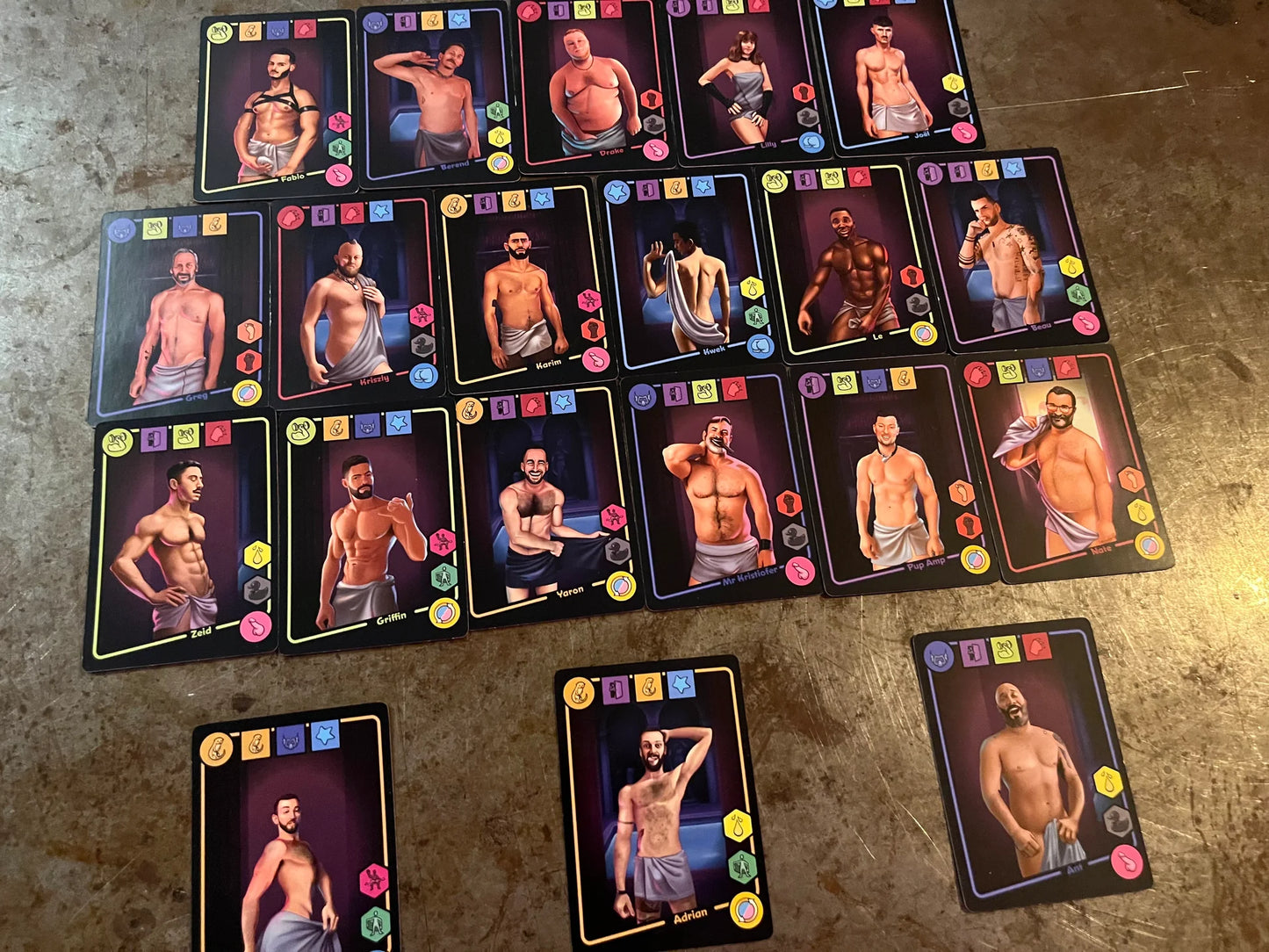 Gay Sauna the boardgame