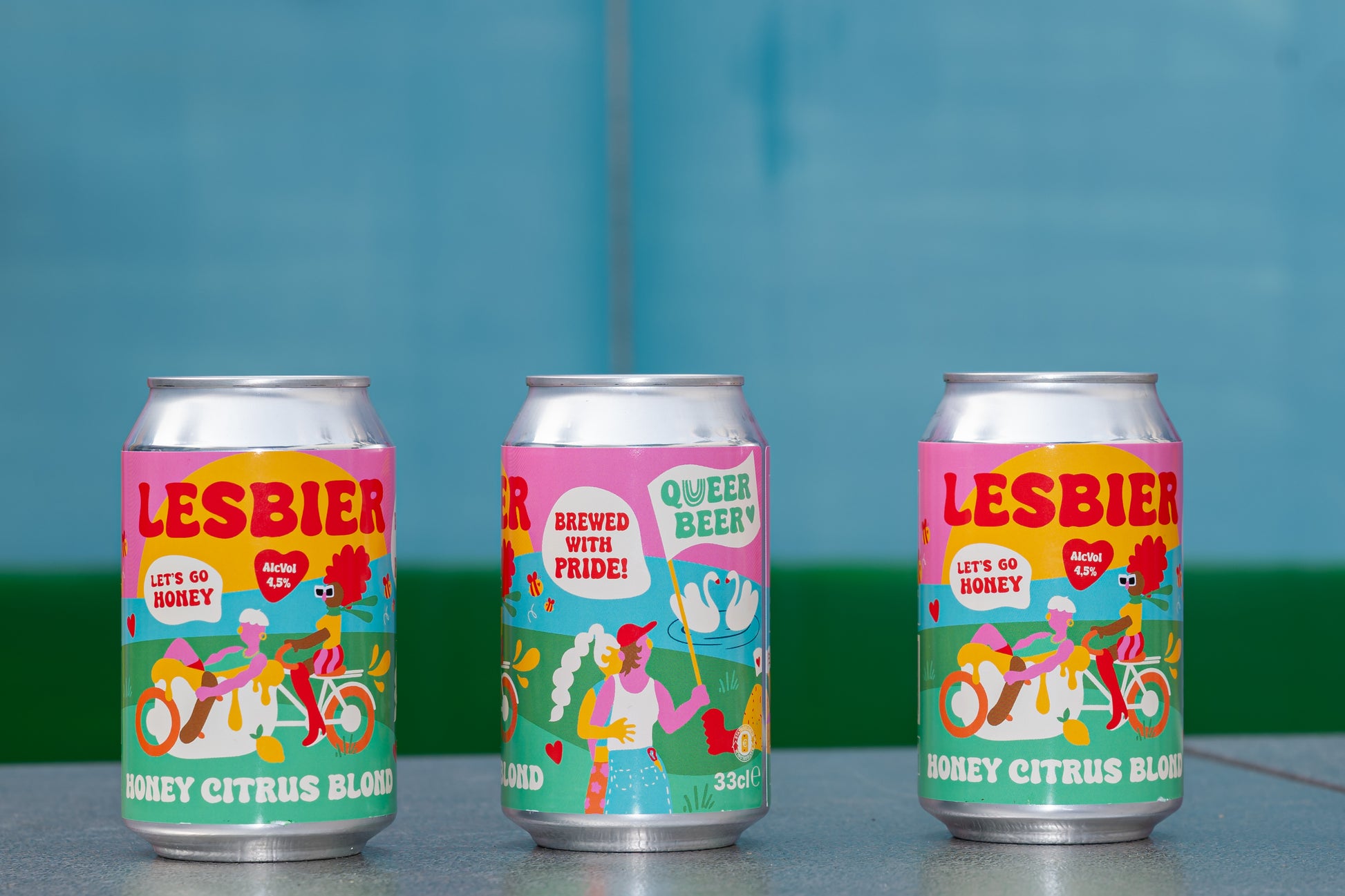 Queer Beer blond beer honey
