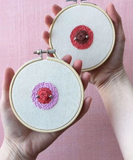 Pierced Nipple - Embroidery set