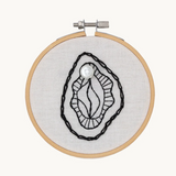Oyster embroidery set - 10cm