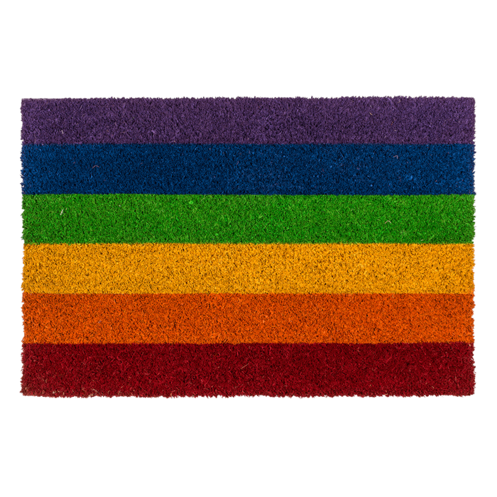 Out of the blue KG - Vloermat met regenboogdesign, ca. 60 x 40 cm