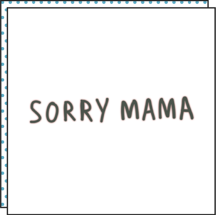 Tattoonie - SORRY MAMA Tattoo (verpakking van 2)