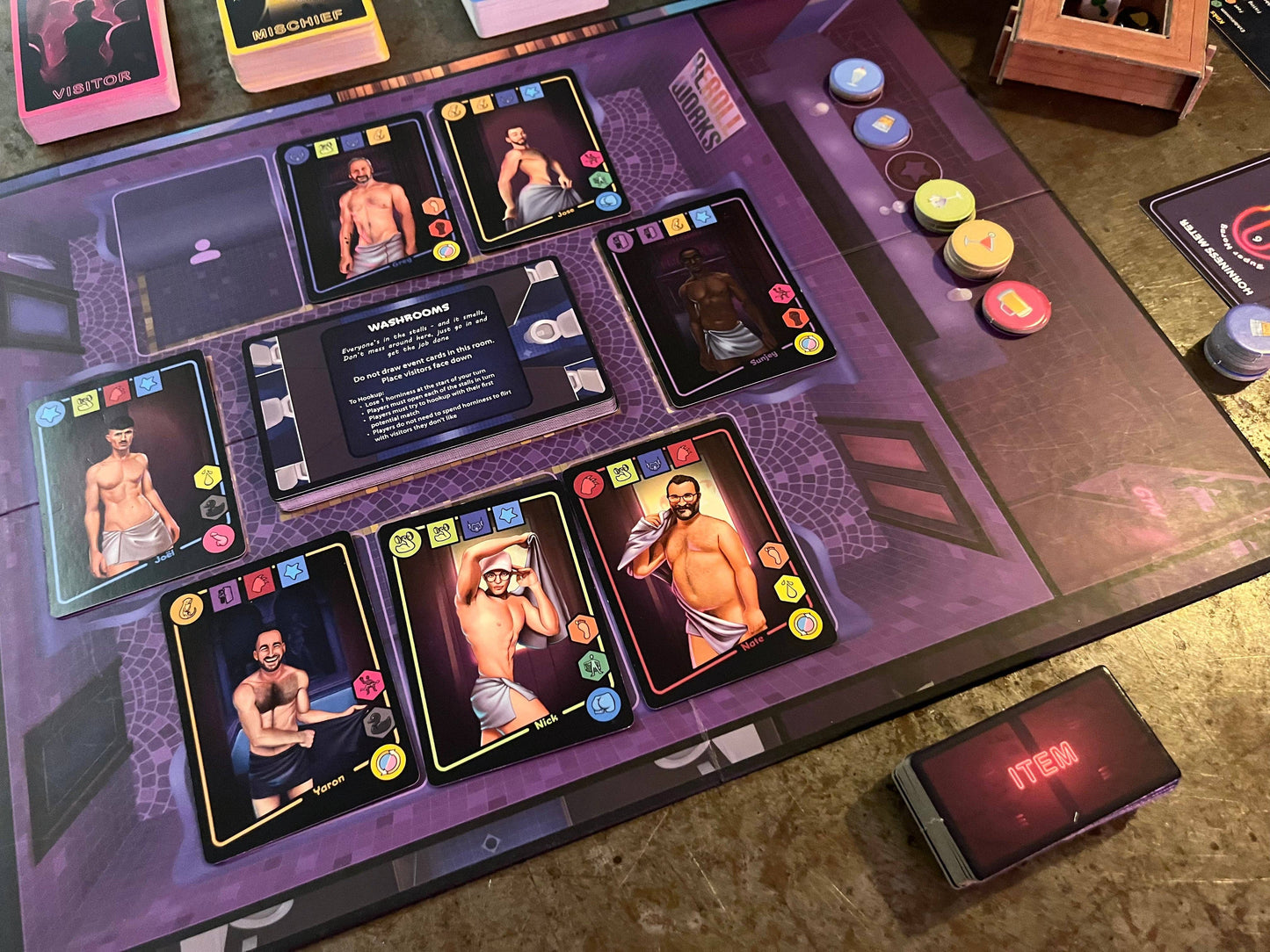 ReRoll Works - Gay Sauna Het Bordspel v2 - Engels - RRW010