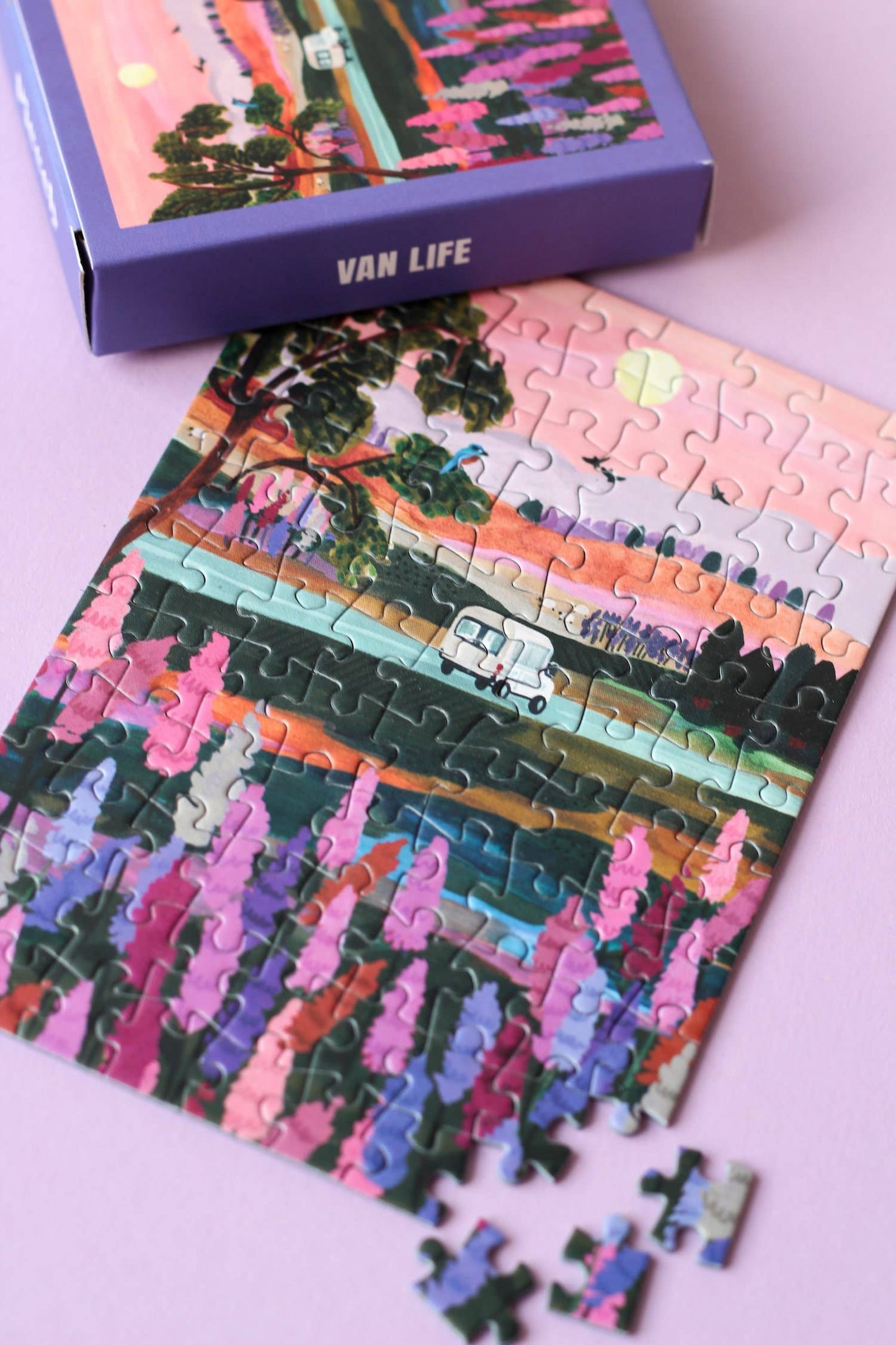 Piecely Puzzles - Van Life minipuzzel, 99 stukjes