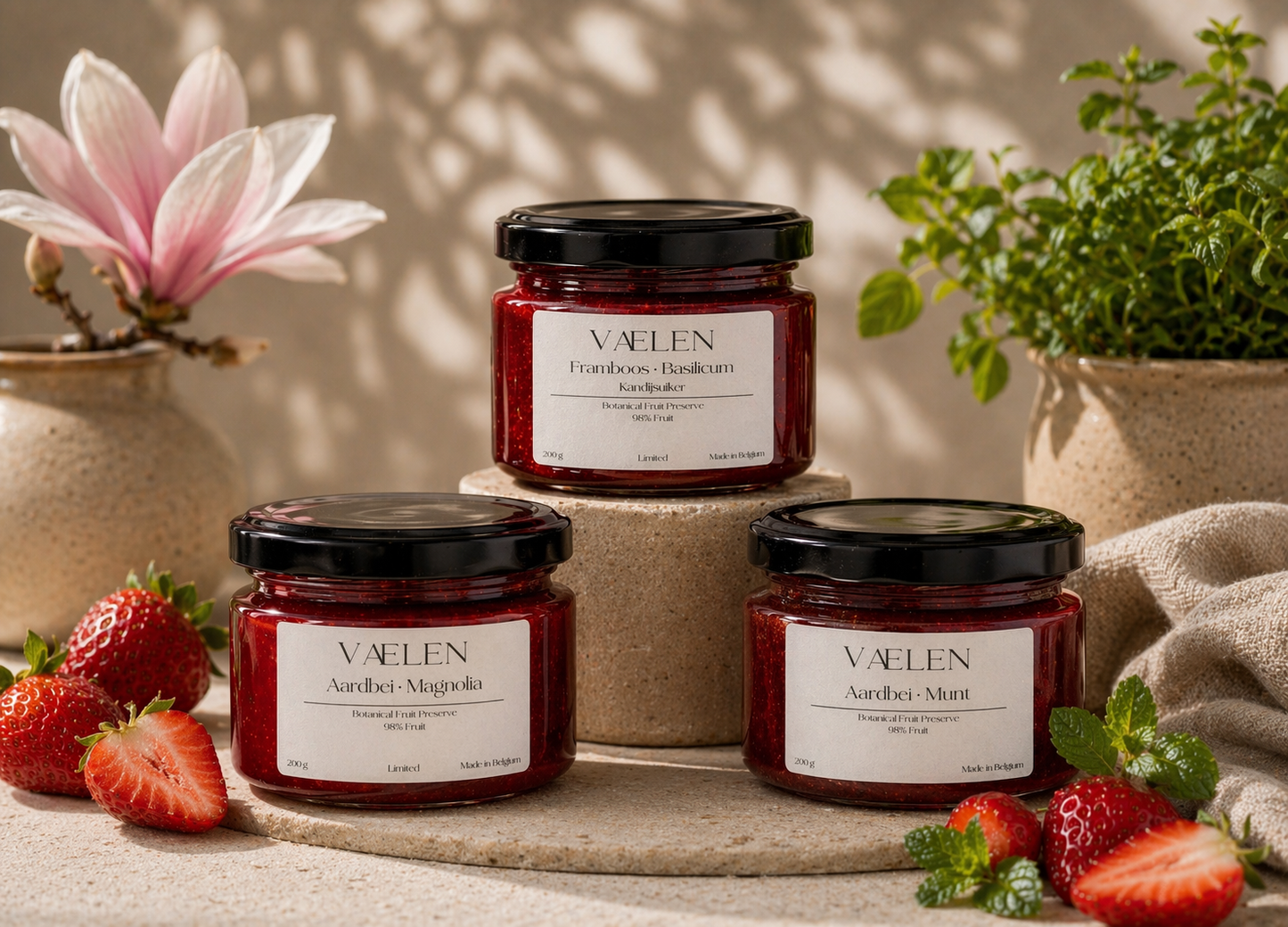 VÆLEN - Aardbei - Magnolia Confituur Limited 200g