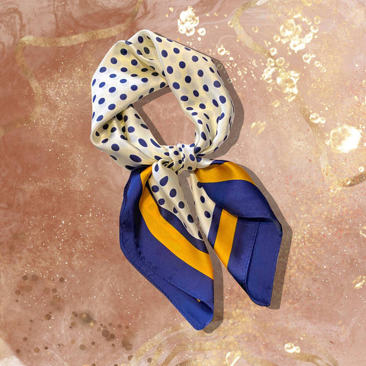 Lourens Exclusive - Sjaaltje - trendy kleurrijk - 70 x 70cm - silk