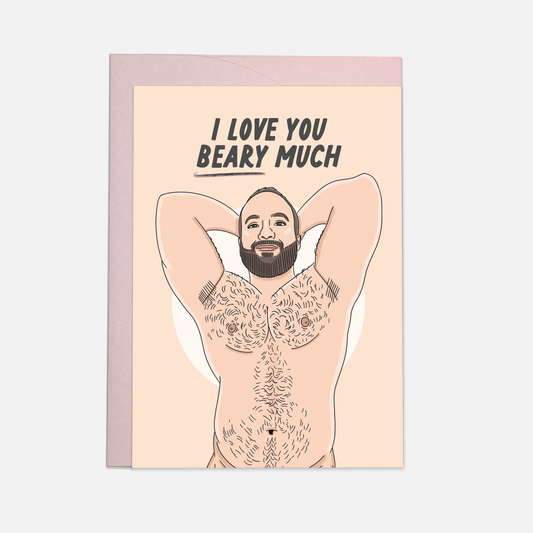 Kaart Blanche - Beary much - LGBTQ+ wenskaart: Single sided