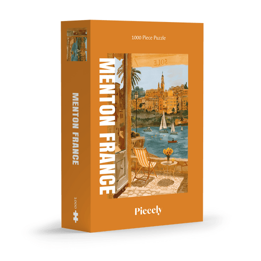 Piecely Puzzles - Puzzel Menton Frankrijk, 1000 stukjes