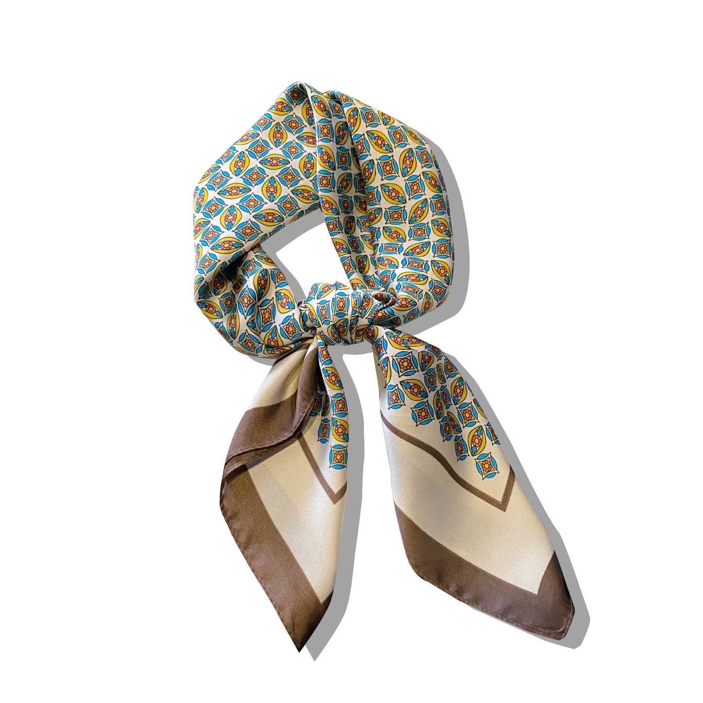 Lourens Exclusive - Sjaaltje - trendy kleurrijk - 70 x 70cm - silk