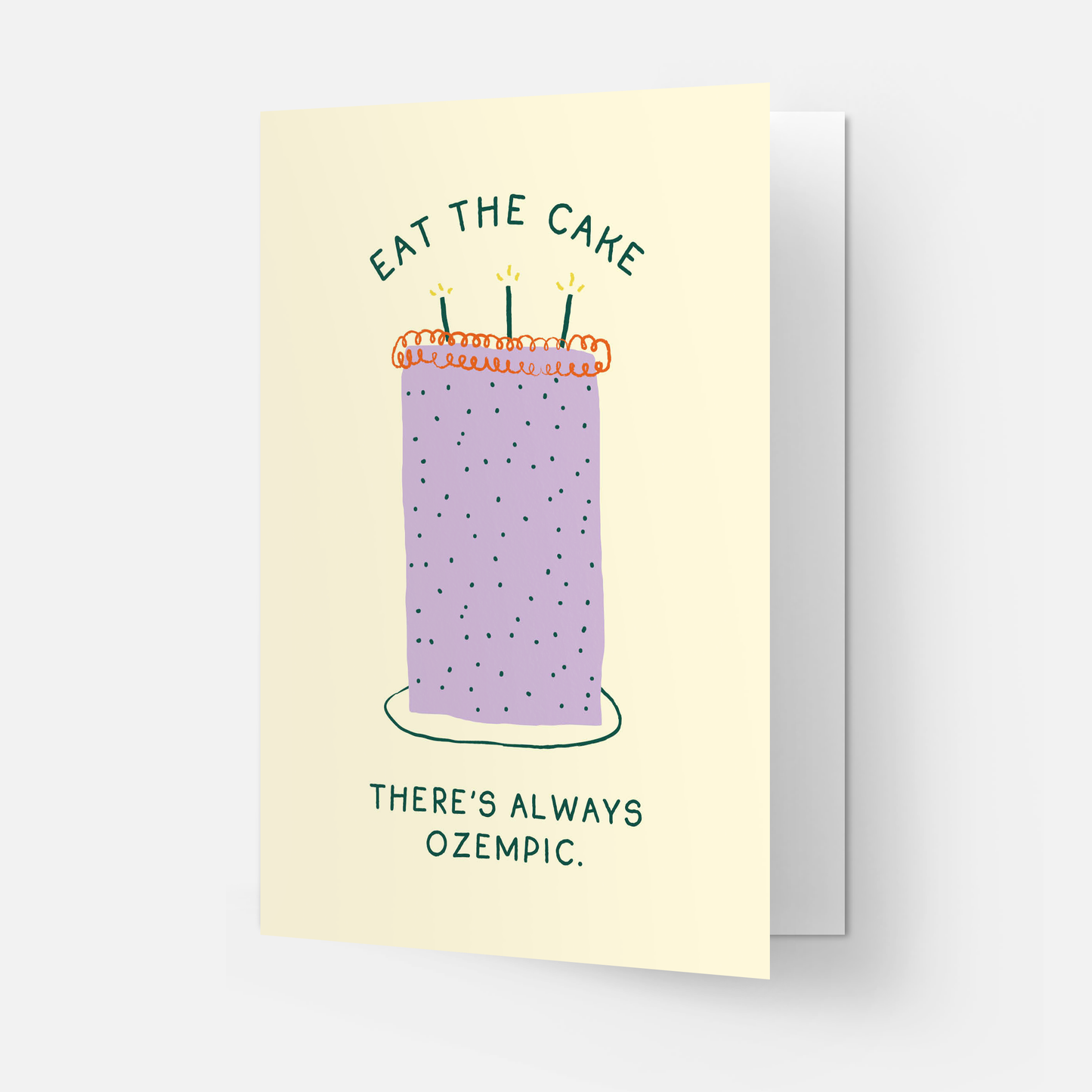 Kaart Blanche - Eat the cake - wenskaart: Single