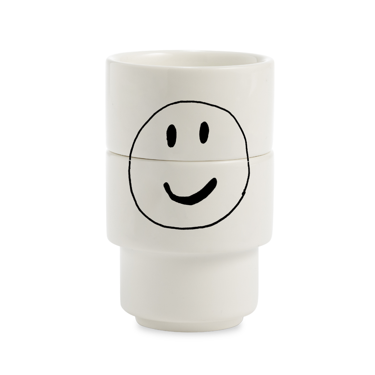helen b - Eierdop smiley (set van 2)