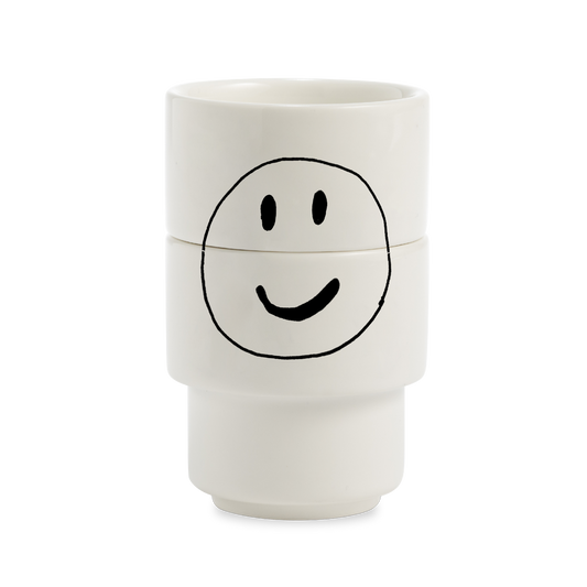 helen b - Eierdop smiley (set van 2)