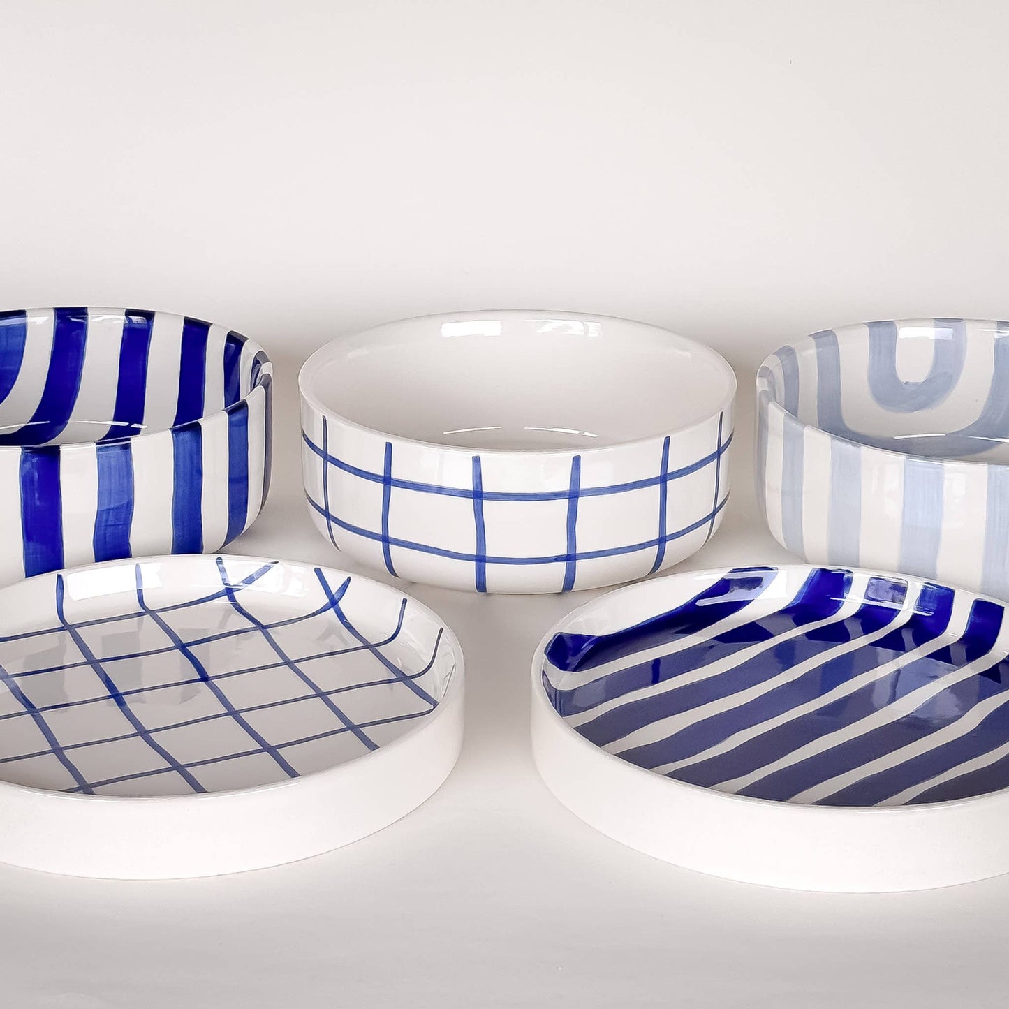 Magazin Minori - Kom met strepen - zee blauw