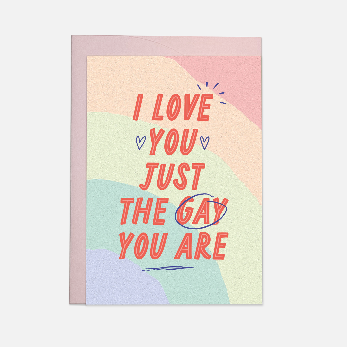 Kaart Blanche - Gay you are - wenskaart: Enkelzijdig