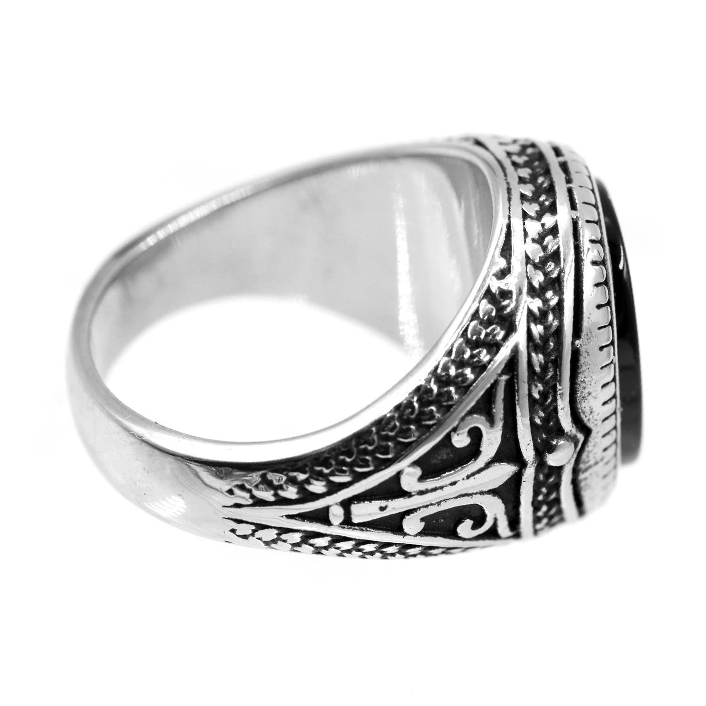 Awaken - Zwarte stenen ring A-517: 10