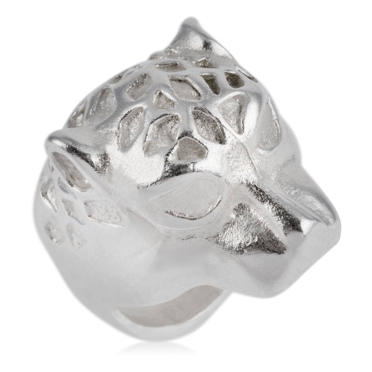 Gloria Mago - Rillo zilver.925 zamak verguld „Tiger G” maat 16