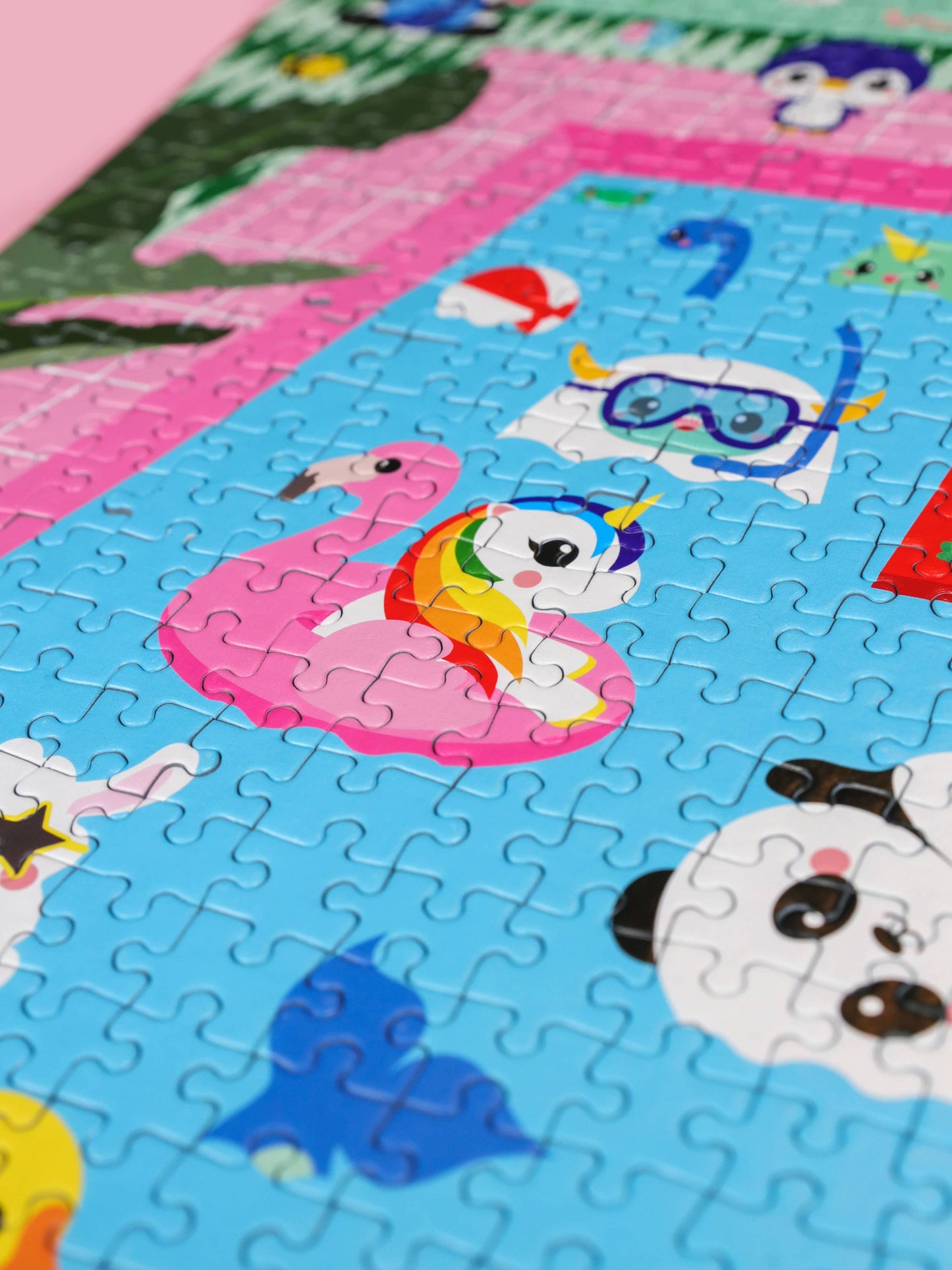 Studio Inktvis B.V. - Legpuzzel Pink Pool 1000 stukjes
