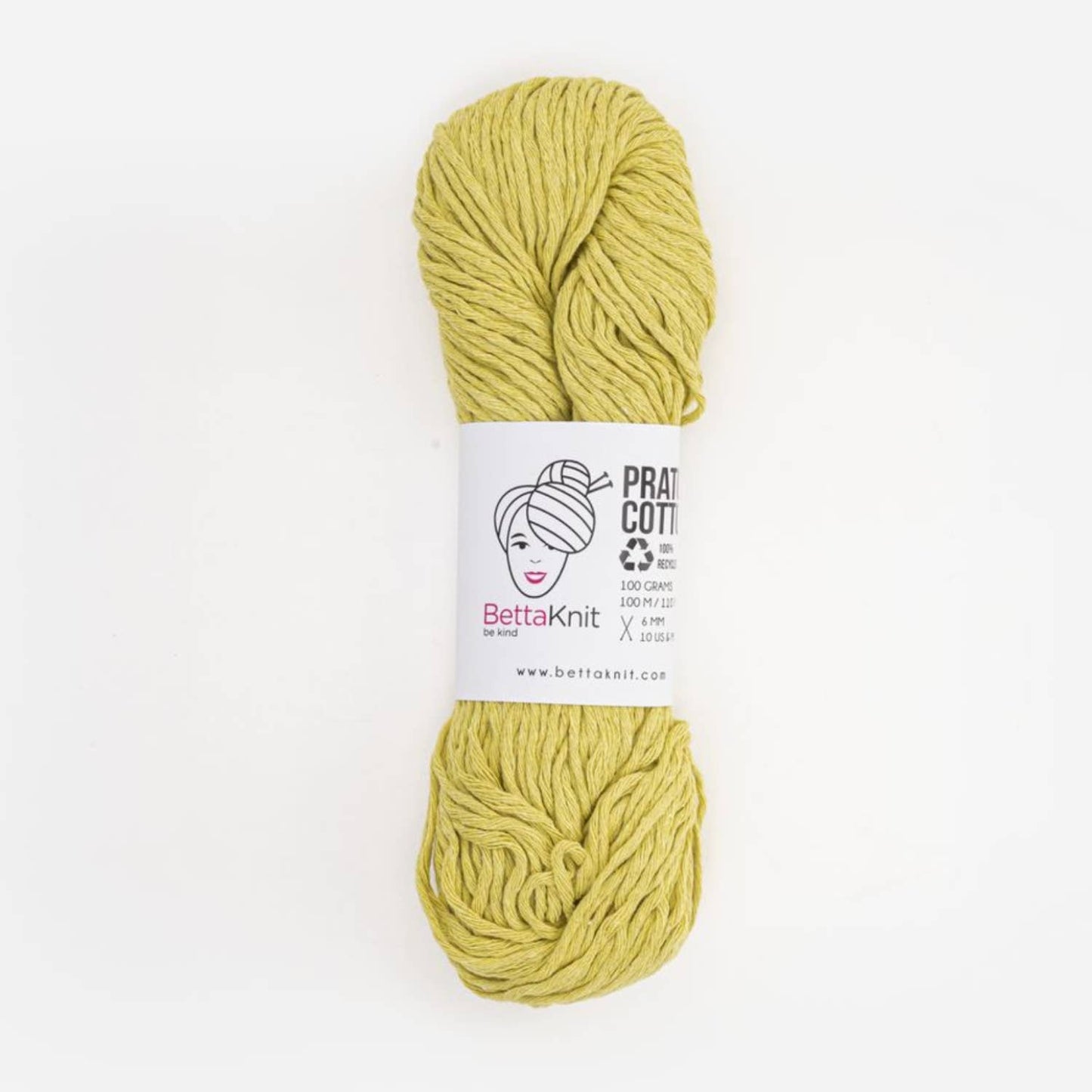 BettaKnit - Prato Cotton, katoengaren verkregen uit gerecycled afval: Roos