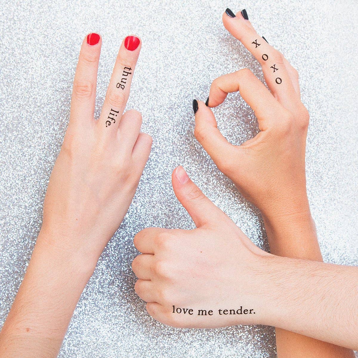 Tattoonie - PHRASES I Tattoo (verpakking van 2)