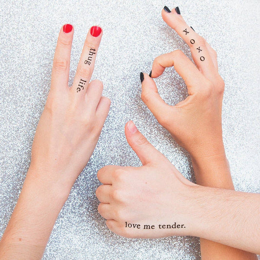 Tattoonie - PHRASES I Tattoo (verpakking van 2)