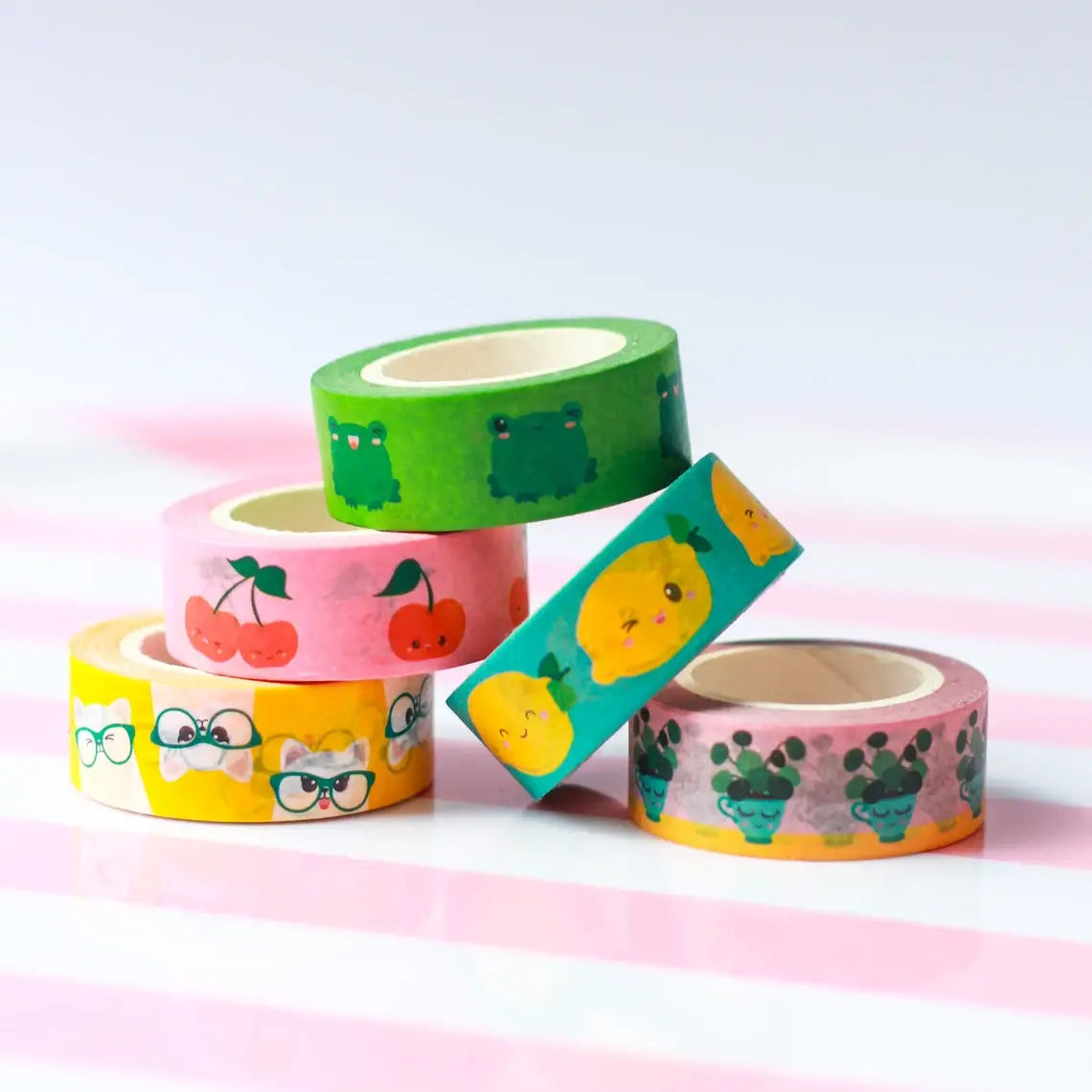 Studio Inktvis B.V. - Washi tape met kersenmotief