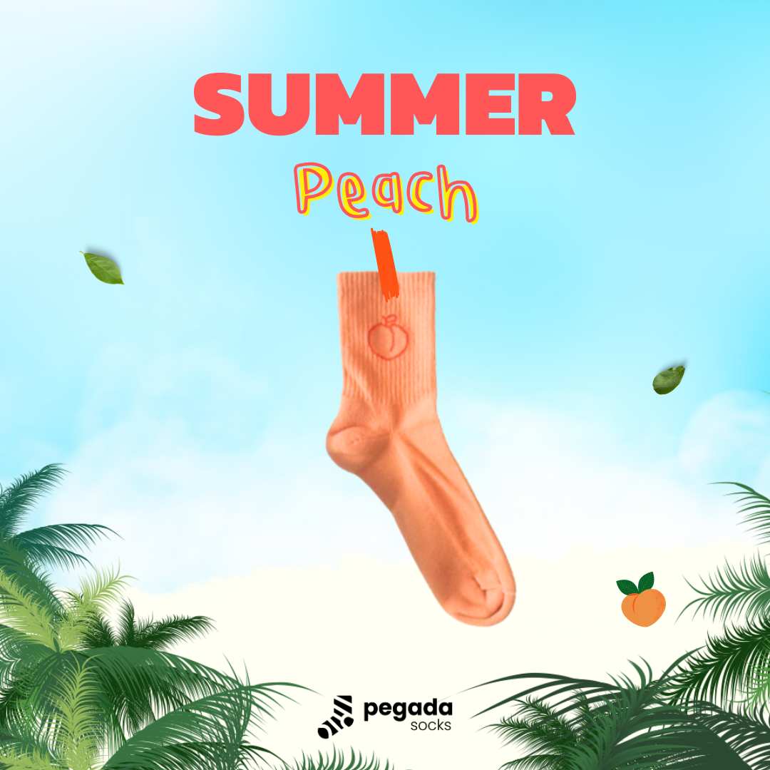 PEGADA SOCKS - PEACH sokken
