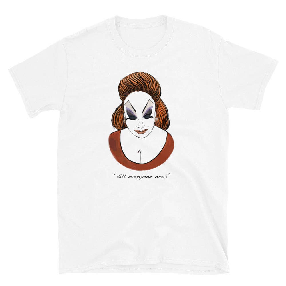 El loco del Pelo Rizo - T-shirt voor heren, Divine.: M