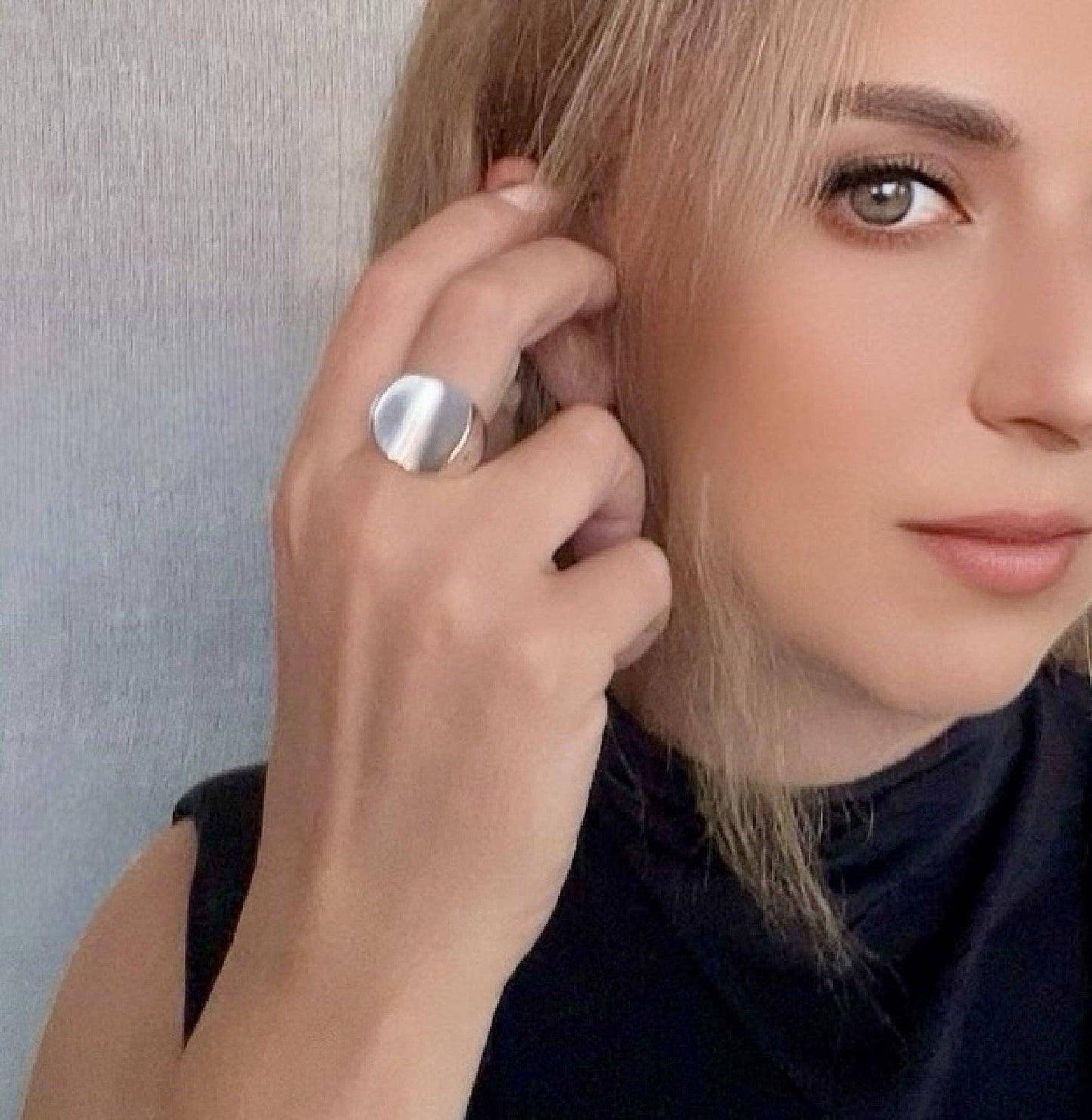 Gloria Mago - Mi Curva ring in zilver verguld 10µ