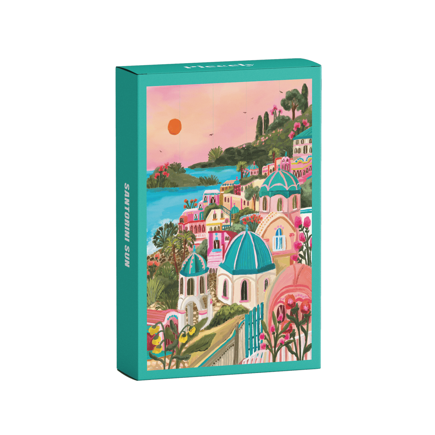 Piecely Puzzles - Santorini Sun mini-puzzel, 99 stukjes