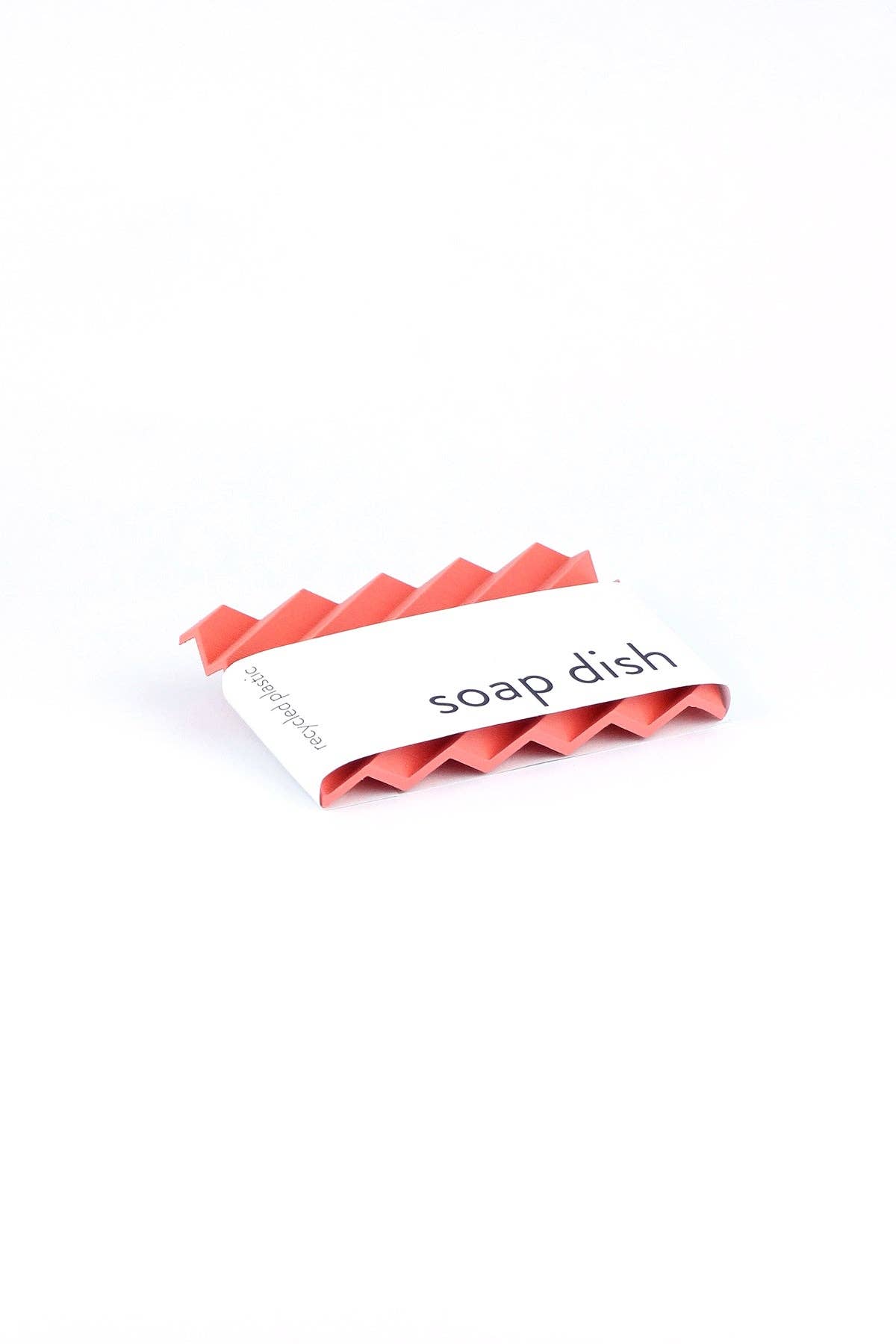 Coudre Berlin - Zeepbakje van gerecycled PET coral red cascade