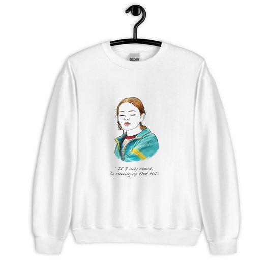 El loco del Pelo Rizo - Max; Stranger Things sweatshirt: Blanco / M
