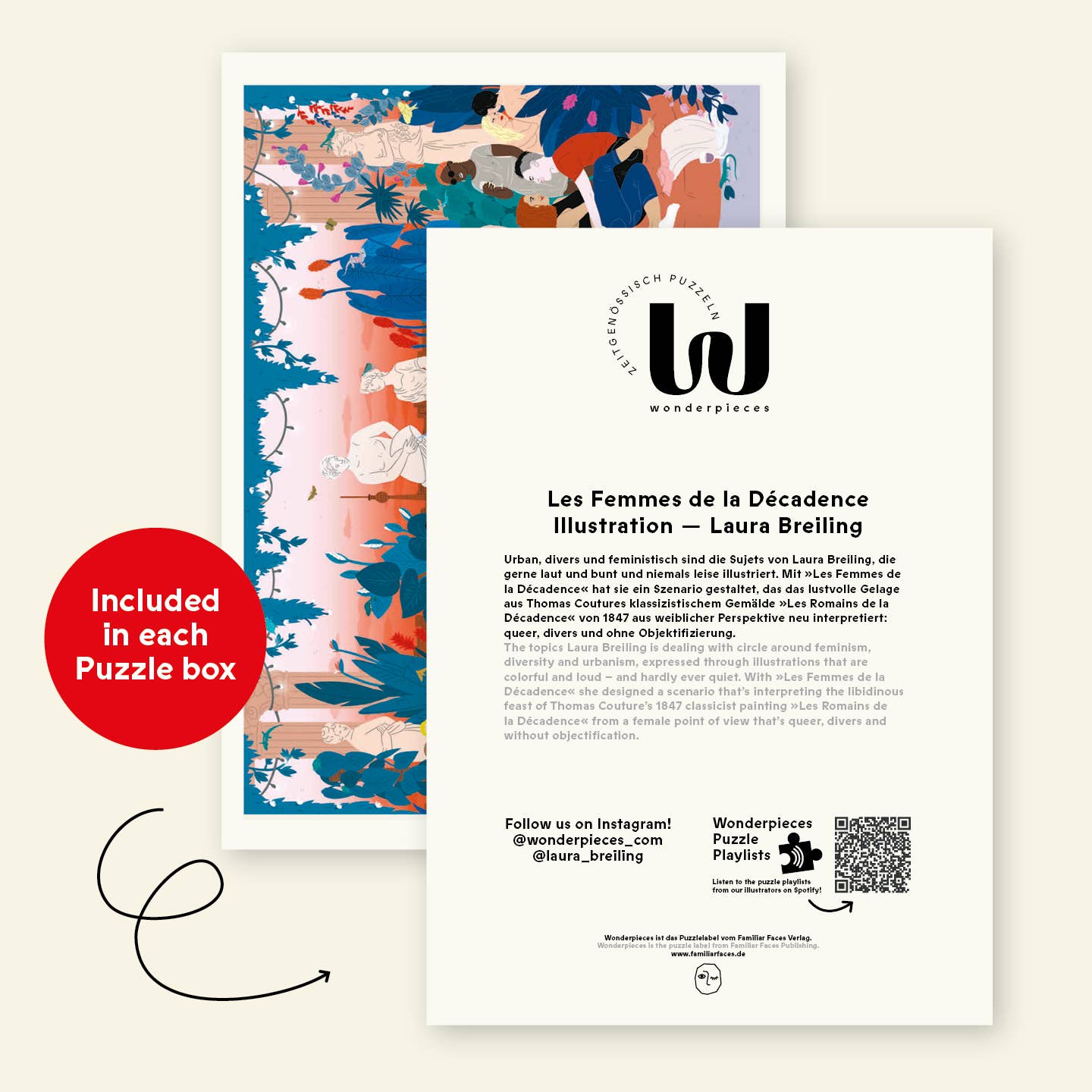 Wonderpieces - »Les Femmes de la Décadence« puzzel | Laura Breiling