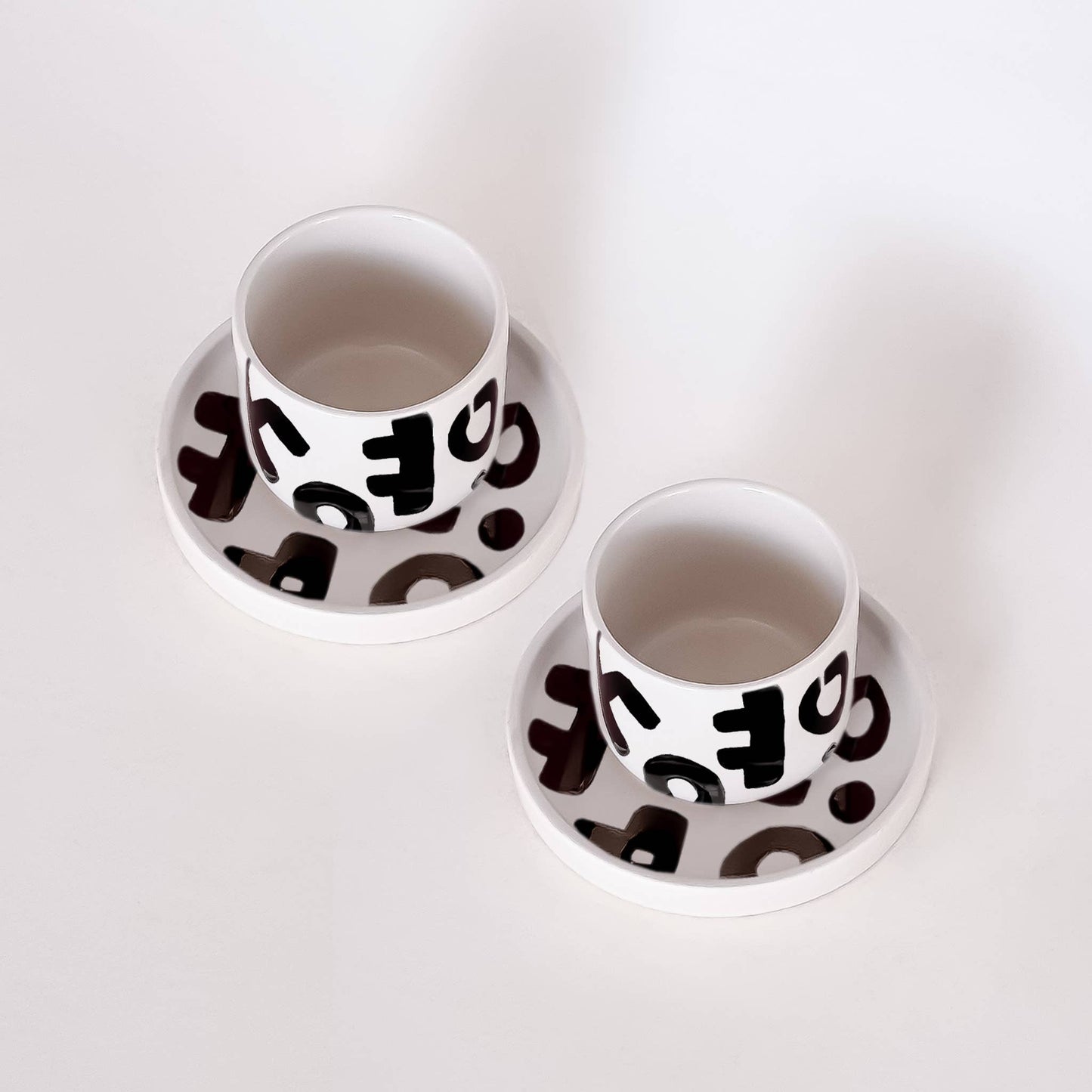 Magazin Minori - Espresso Tokyo - vulkaanzwart (set van 2, 4 stuks)