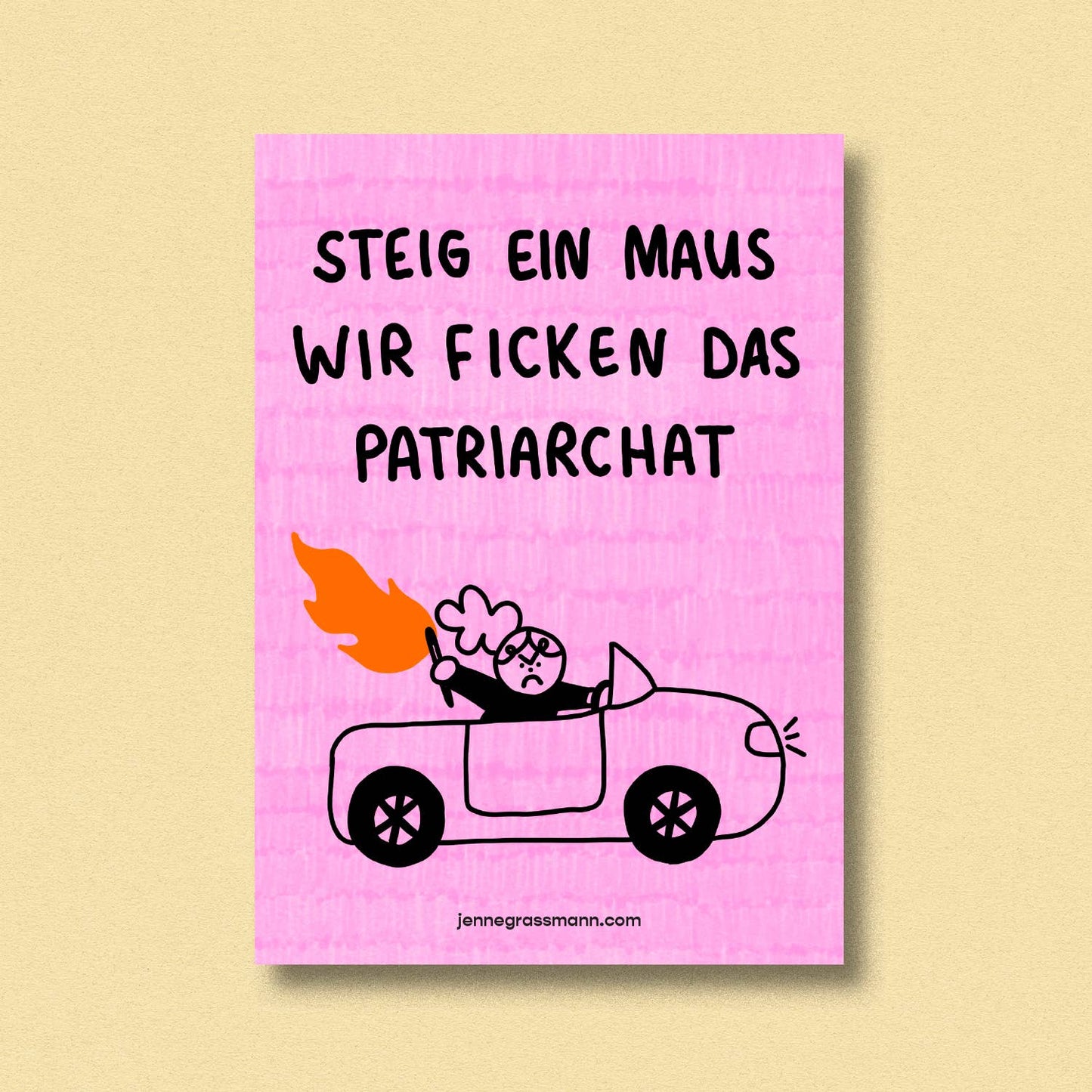 Jenne Grassmann - Sticker Patriarchaat