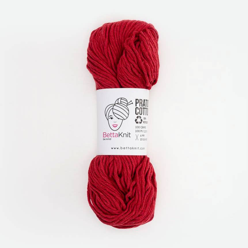 BettaKnit - Prato Cotton, katoengaren verkregen uit gerecycled afval: Turkoois