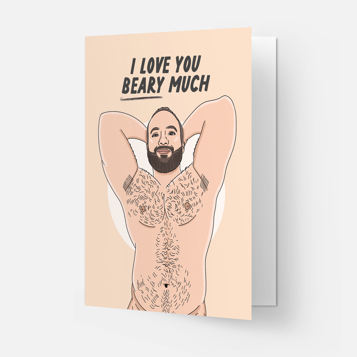 Kaart Blanche - Beary much - LGBTQ+ wenskaart: Single sided