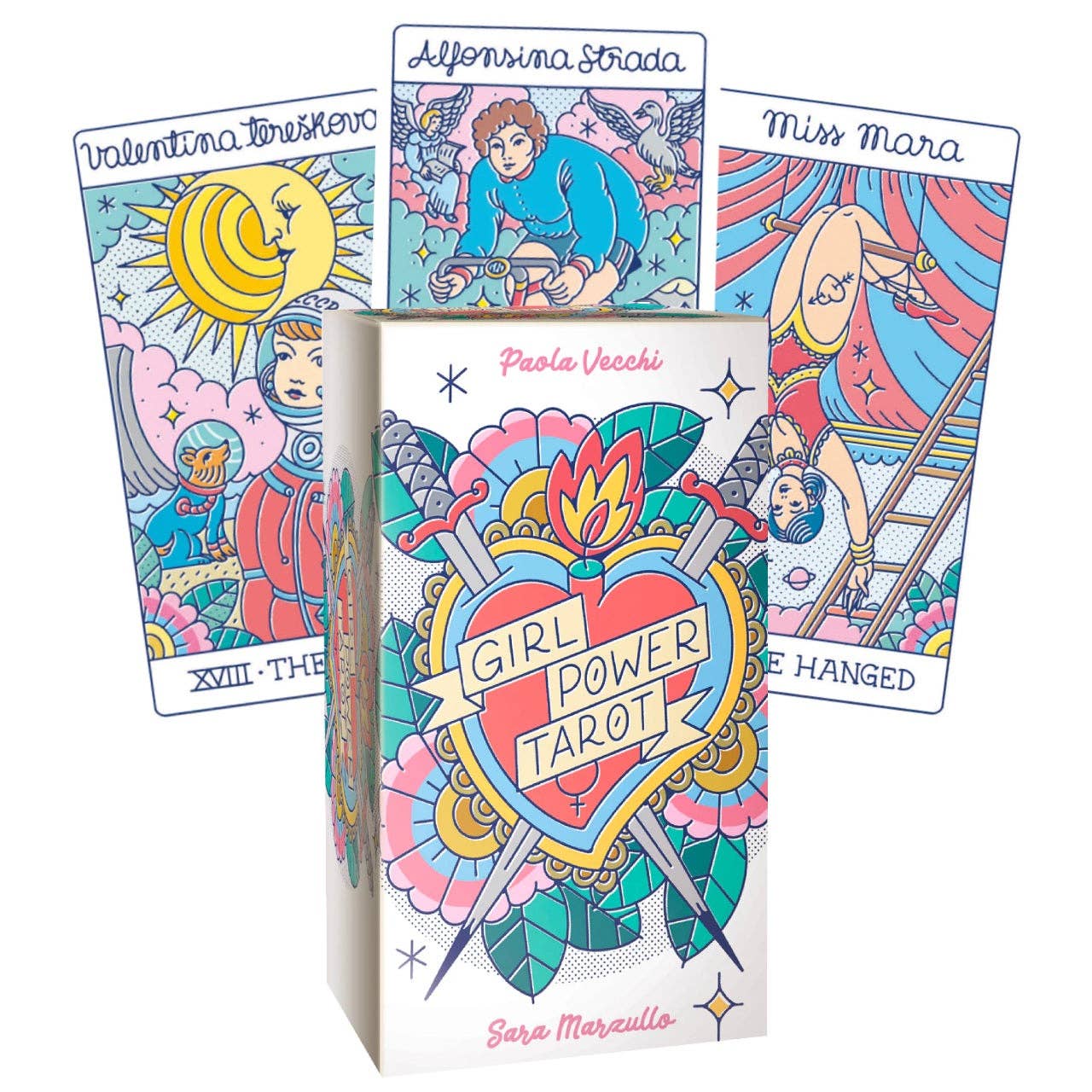 Cardshouse - Girl Power Tarotkaarten van Lo Scarabeo