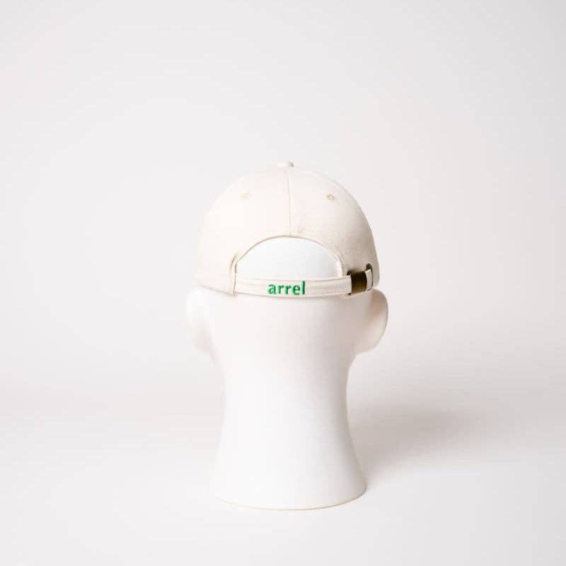 arrel - responsible apparel - Ciao ragazzi premium dad cap - beige en groen