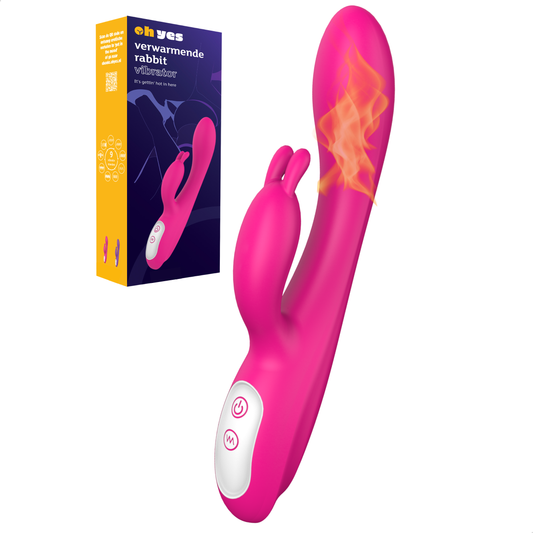 ohyes - Verwarmende Rabbit Vibrator: Paars
