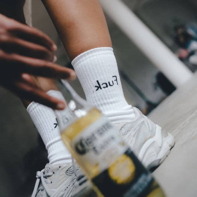arrel - responsible apparel - Fuck. Statement sokken.: 43-46