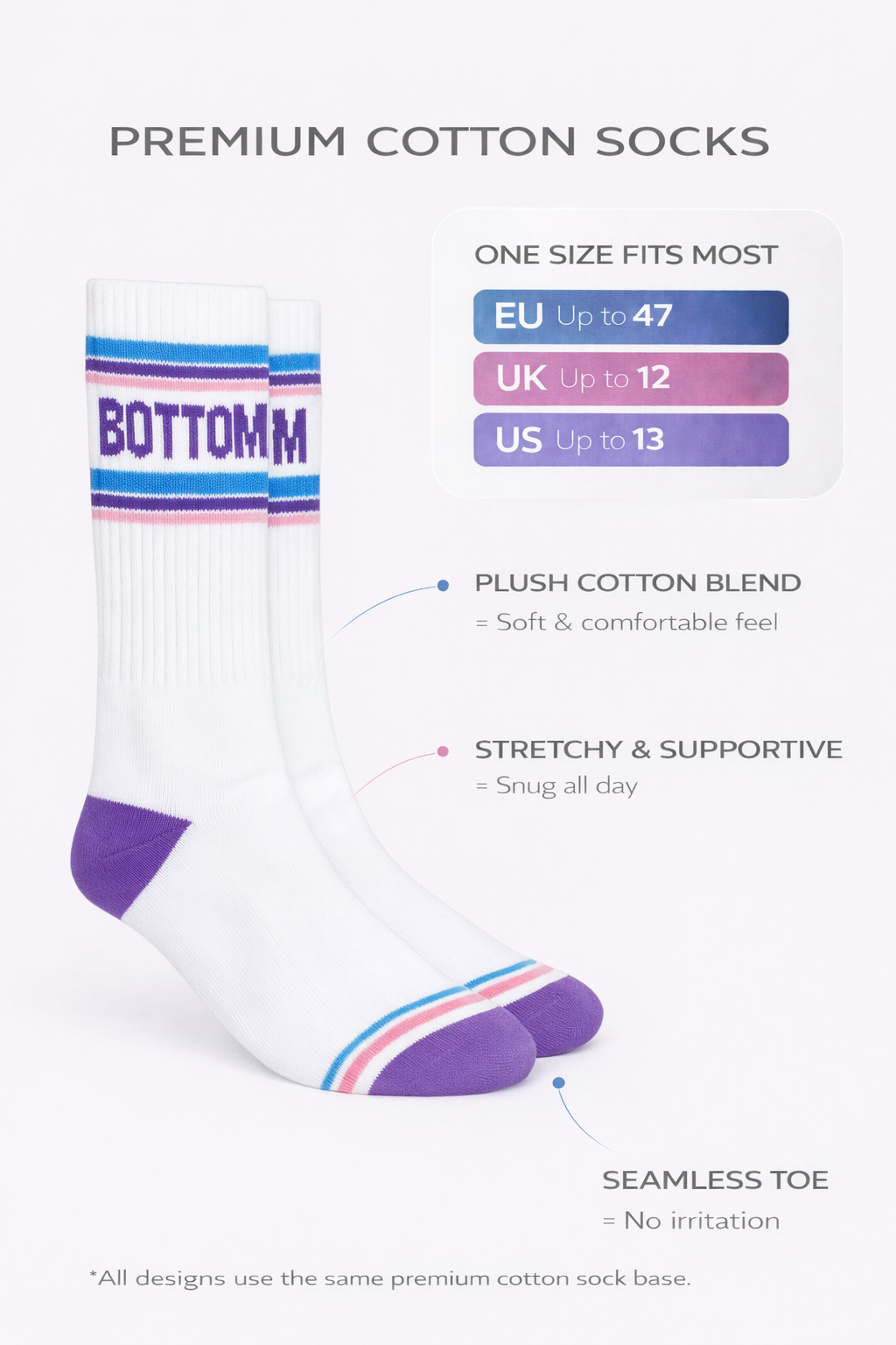 That Gay Creation - Onderste Queer Statement Crew Sokken – Premium Katoen