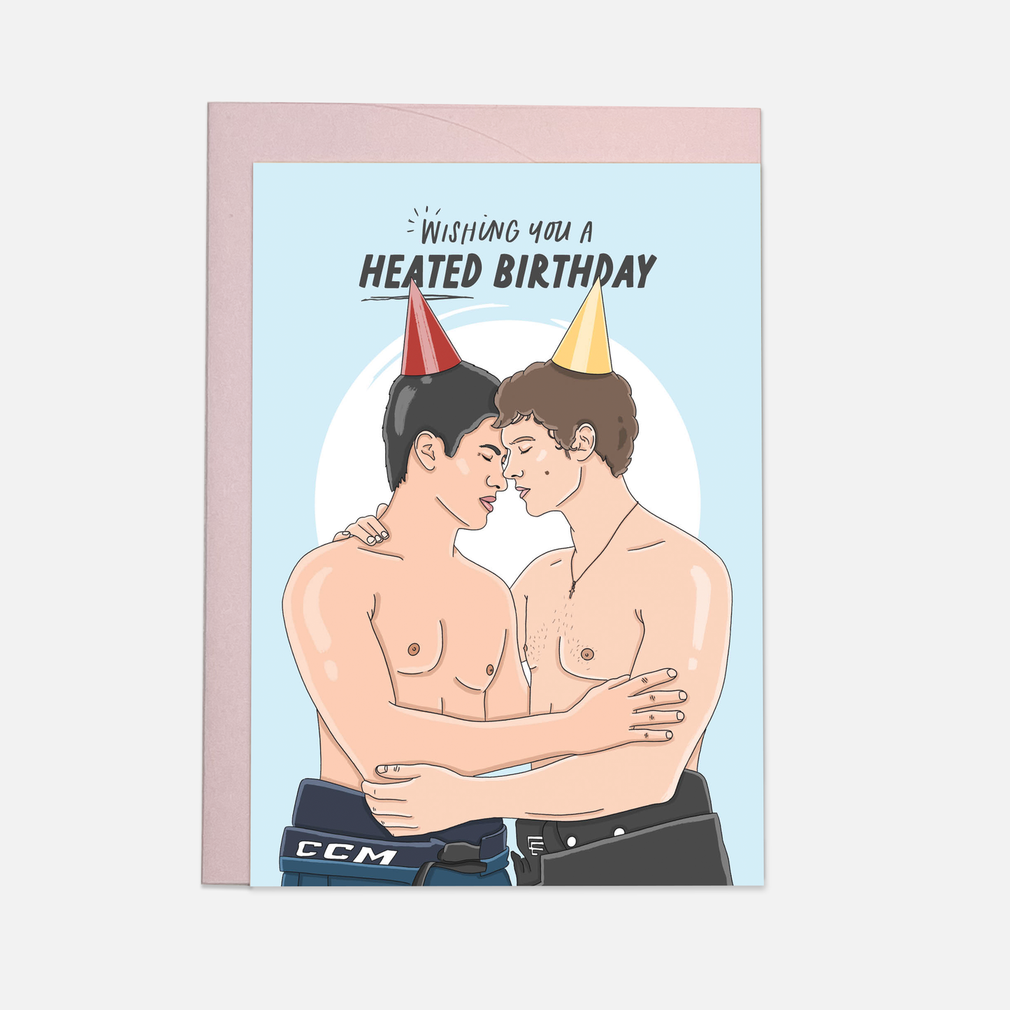 Kaart Blanche - Verhitte verjaardag - trending wenskaart: Single