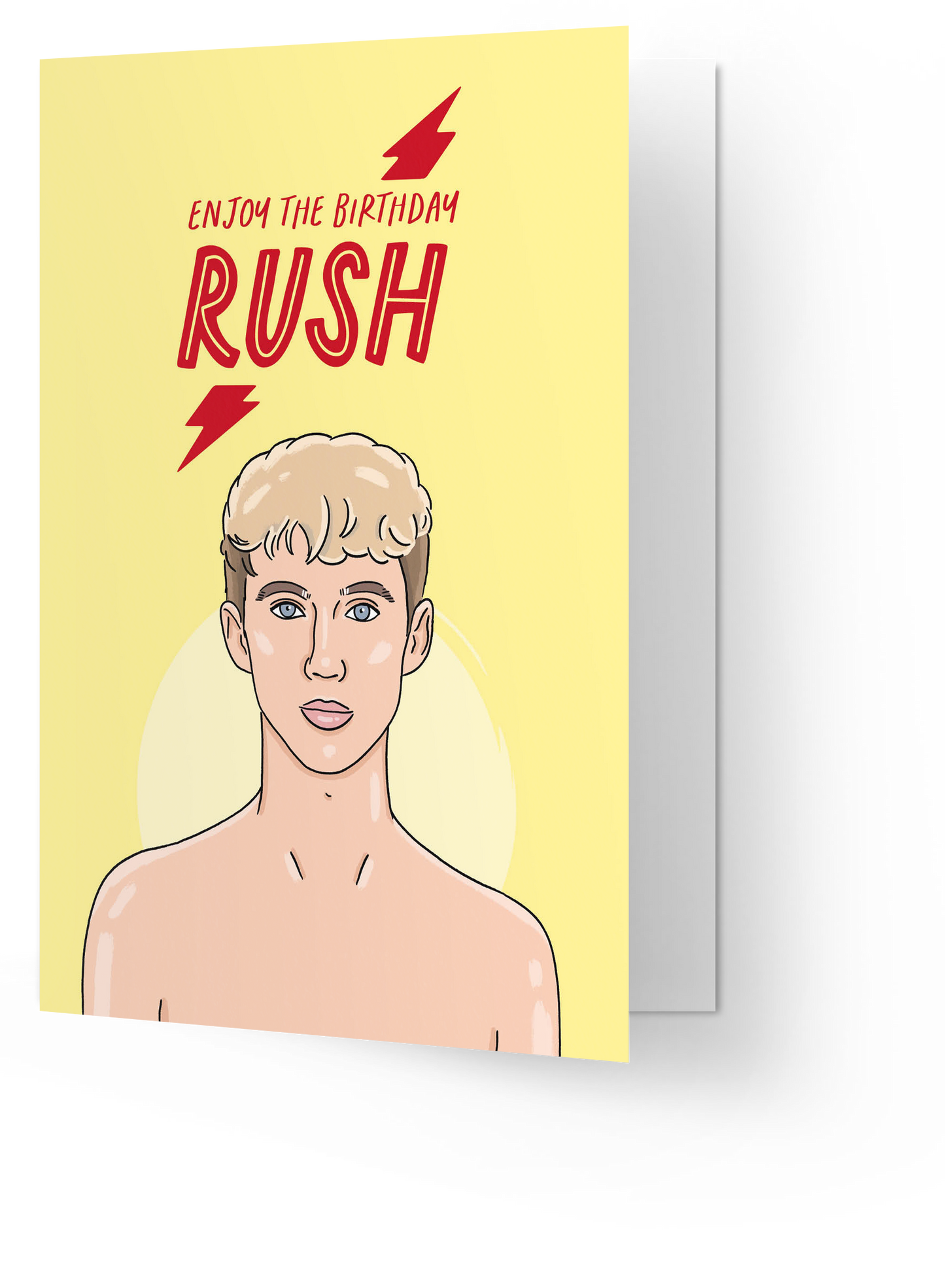 Kaart Blanche - Birthday Rush greeting card: Single sided