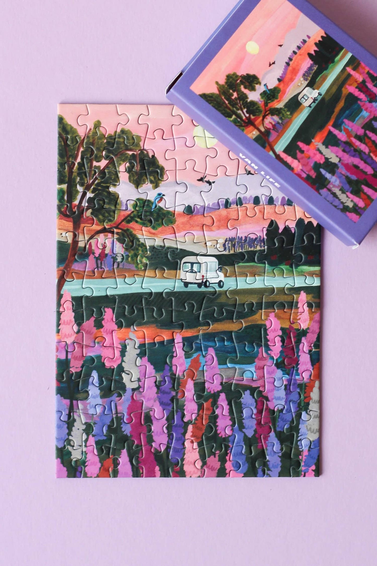 Piecely Puzzles - Van Life minipuzzel, 99 stukjes