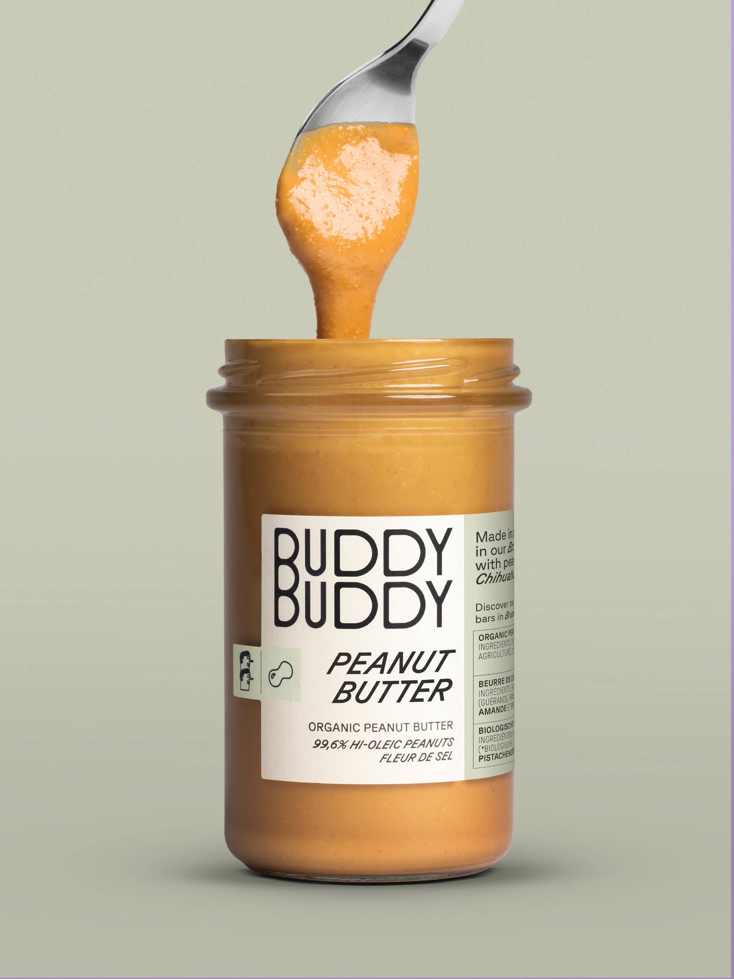 BUDDY BUDDY - Biologische pindakaas